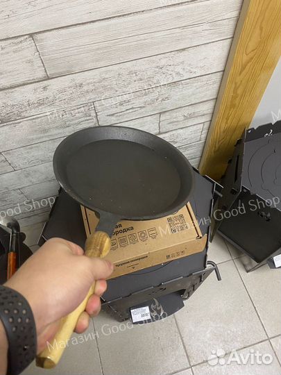 Сковорода блинная чугун