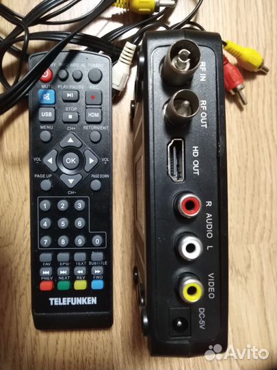 Цифровая тв приставка dvb t2 Telefunken