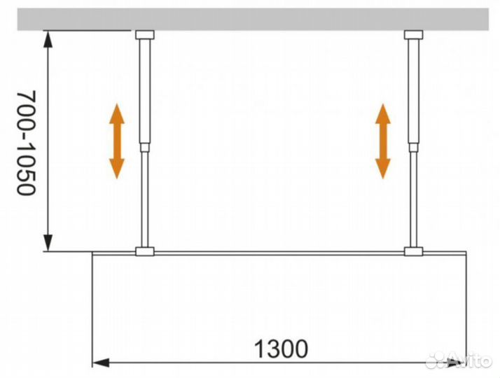 Душ.перегородка Cezares liberta-L-2-130-C-Cr