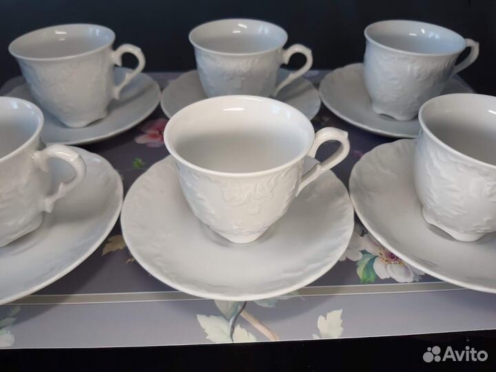 Кофейные пары (100 мл, 12,5 см) Rococo Cmielow