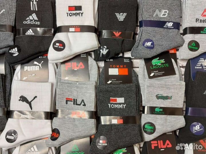 Носки Nike Adidas Puma Reebok