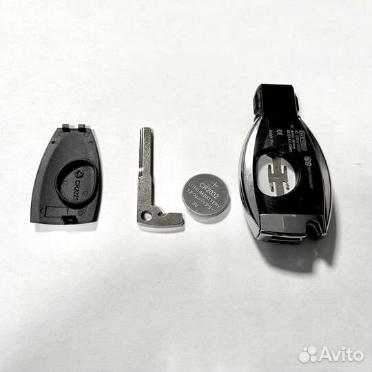Ключ Mercedes BE рыбка 2 кнопки