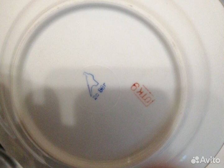 Десертные блюдца СССР 1988год, 5 штук