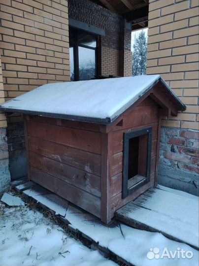 Теплая будка для собак