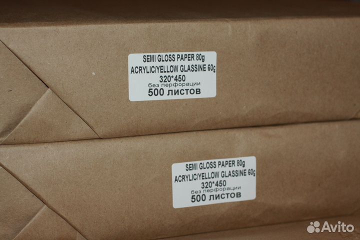 Самоклеящаяся полуглянцевая SRA3 бумага для цифры