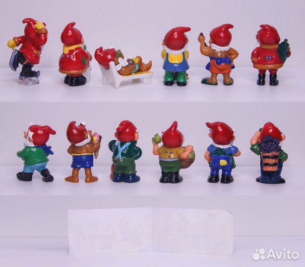 Гномы - 12 месяцев 1998 год. Европа. Киндер