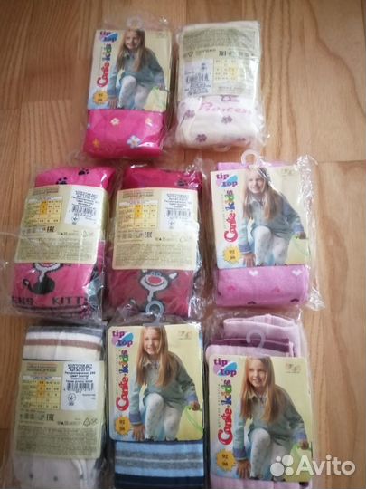 Детские колготки для девочек новые