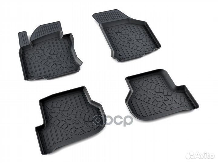 Коврики салона полиуретан черный Volkswagen Gol