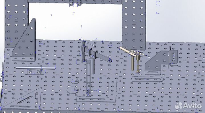 Чертежи сварочного стола 3D