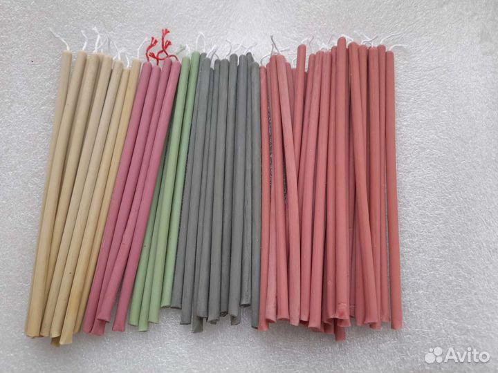 Свечи алтарные восковые ритуальные неосвященные