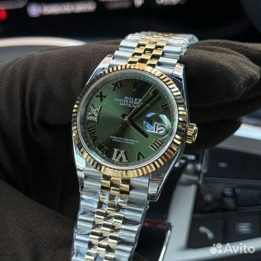 Часы Rolex Datejust 36 mm Green dial