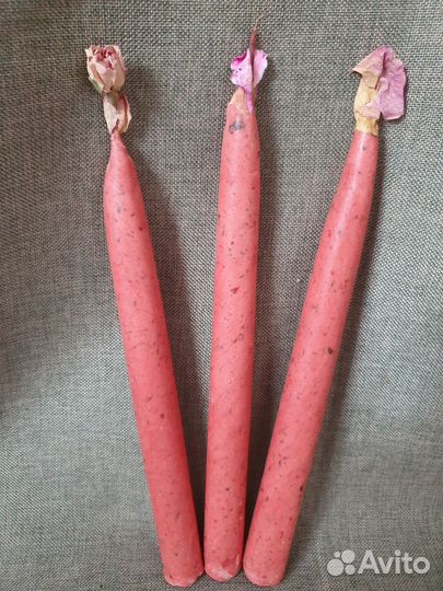 Магические ритуальные восковые свечи ручной работы