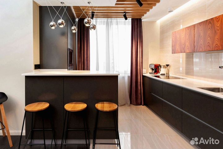 Современная кухня на заказ мдф фасады