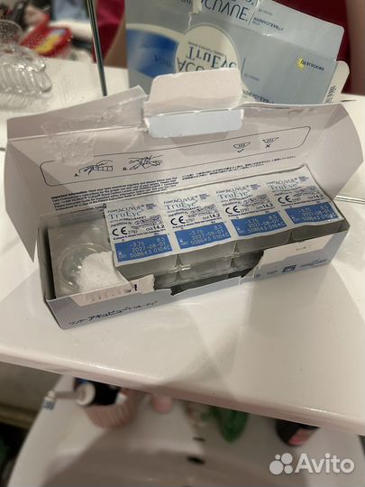 Линзы контактные acuvue true eyes
