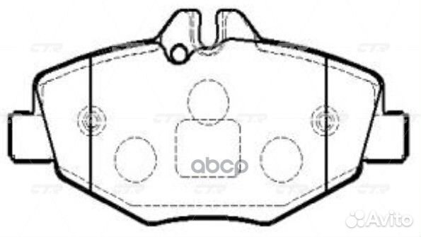 Колодки GK0077 CTR