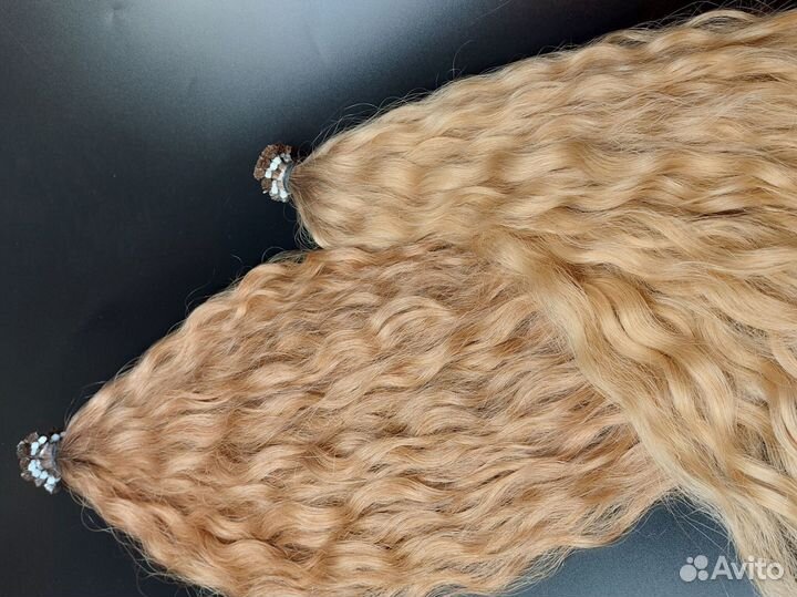 Волосы для наращивания Exclusive +, кудри, опт