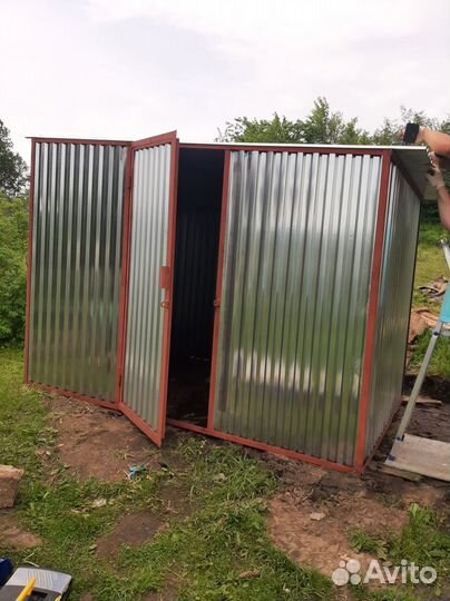 Гараж металлический новый