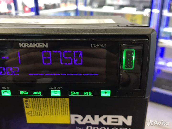 Магнитола Prology CDA-8.1 Krakern