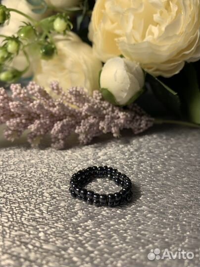 Кольцо из бисера