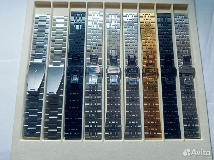 Браслеты литые матовые, 22 мм и 24 мм