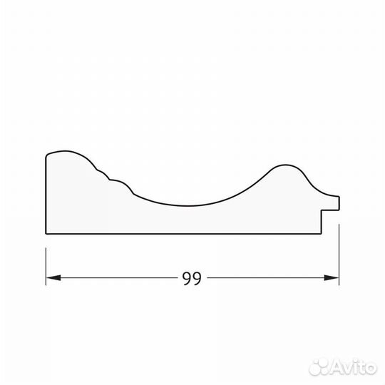 Зеркало Evoform Definite Floor BY 6032 114x204 тр