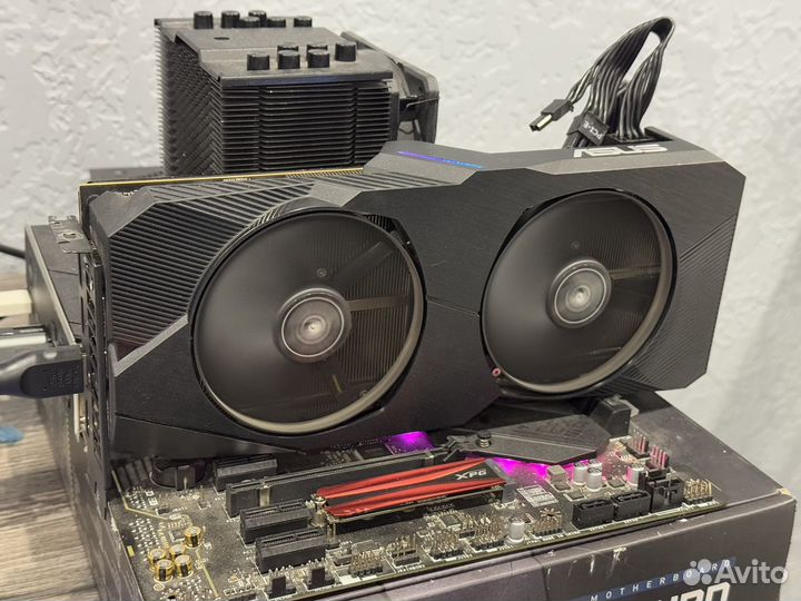 Видеокарта asus AMD Radeon RX 5600 XT dual OC