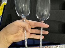 Swarovski бокалы для шампанского