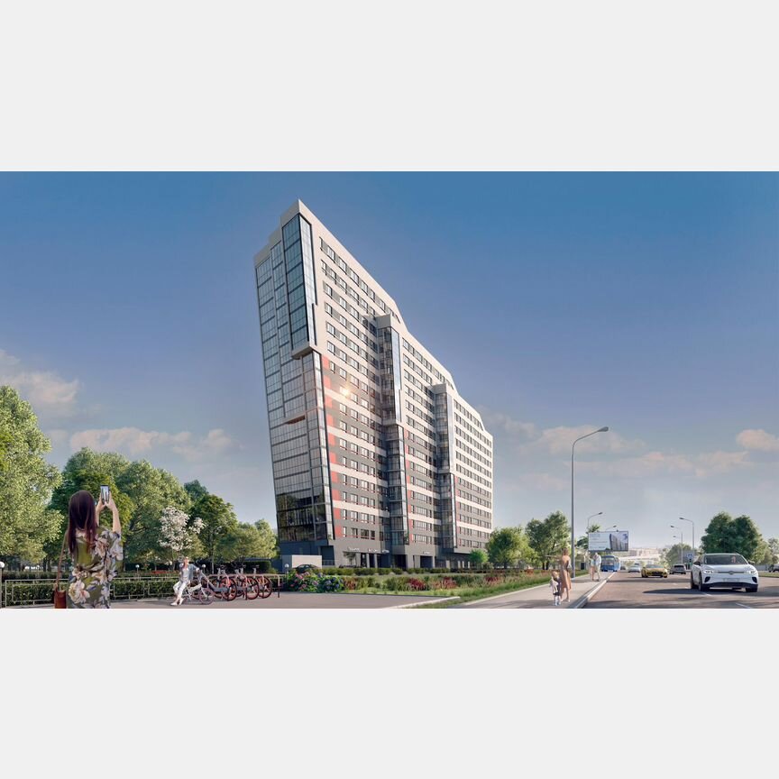 1-к. квартира, 33,6 м², 10/18 эт.