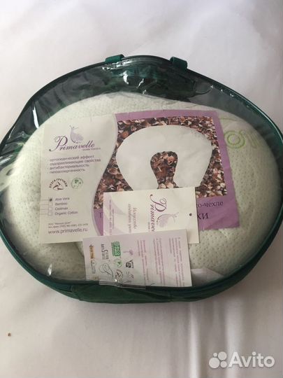 Подушка-подкова с гречихой