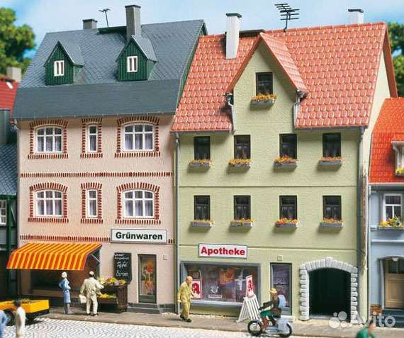 Vero. Модели домиков. Собраны. Масштаб тт