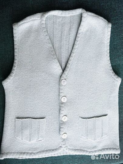 Жилет Италия на мальчика 4 года 100% шерсть