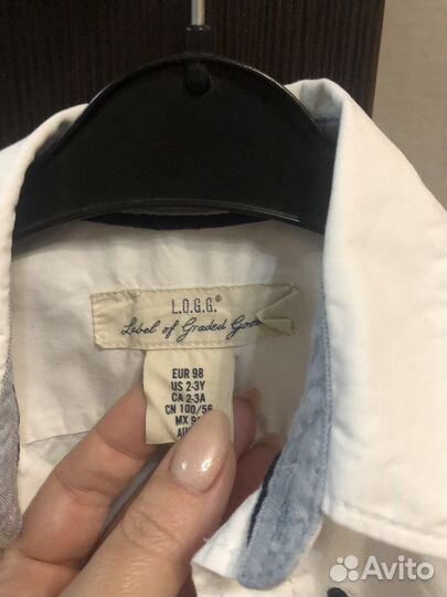 Рубашка белая