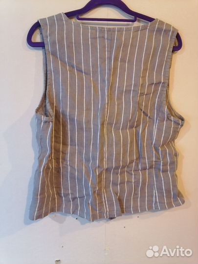 Жилетка женская льняная