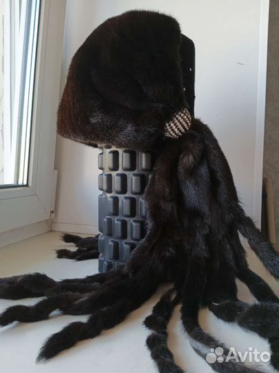 Шапка норковая женская