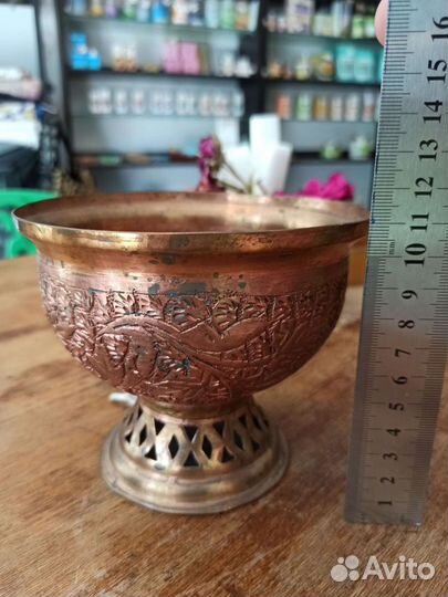 Медная ваза