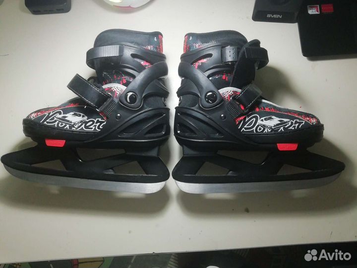 Коньки детские регулируемый размер 31-35