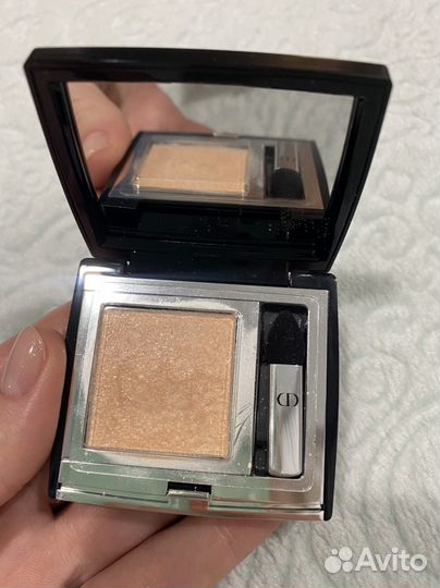 Тени для век оригинал Dior 633 coral look glitter