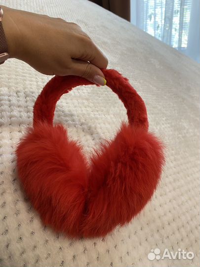 Меховые наушники