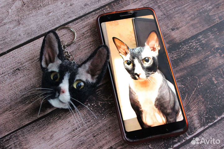 Мордочки по фото питомца (брошь,магнит или брелок)