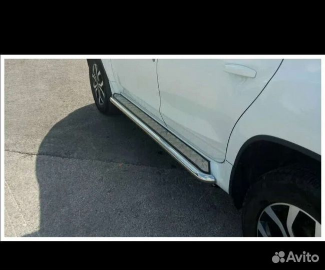 Пороги-подножки для Nissan terrano