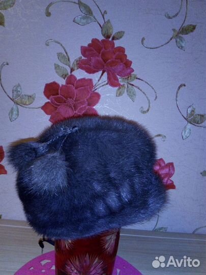 Норковая шапка Русский Мех р 56 Новая