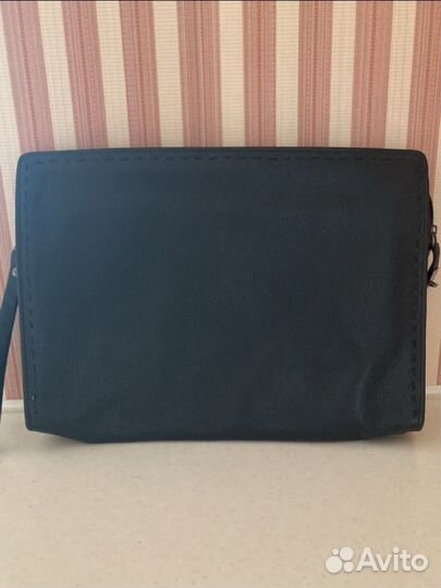 Кожаная мужская папка А4