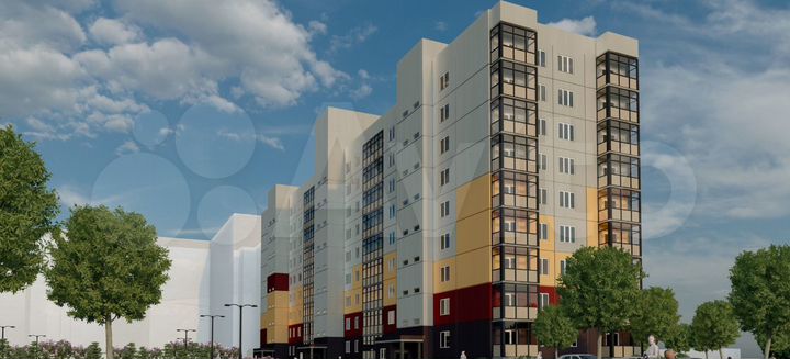 1-к. квартира, 38 м², 9/9 эт.