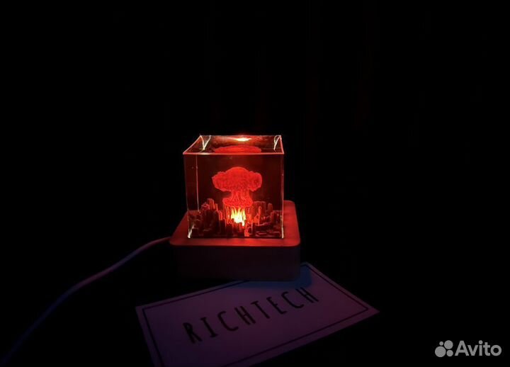 Ночник из эпоксидной смолы