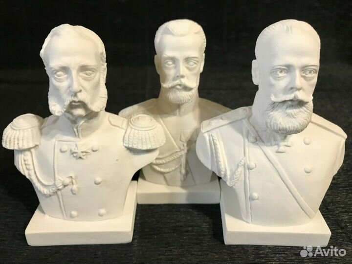 Бюсты императоров династия Романовых