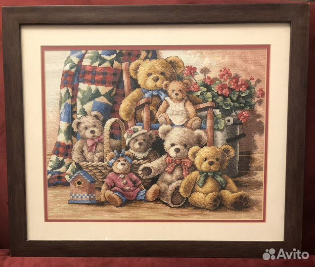 Картина вышитая крестом