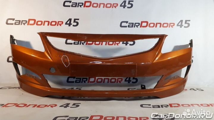 Бампер передний б/у для Hyundai Solaris (865114L50