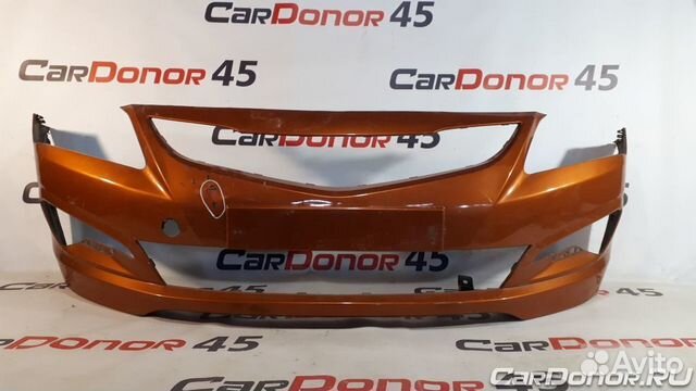 Бампер передний б/у для Hyundai Solaris (865114L50