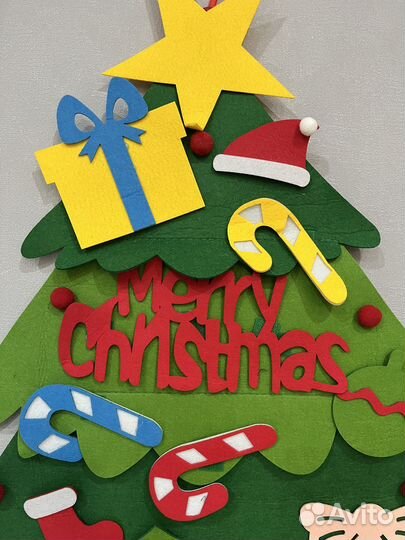 Елка из фетра