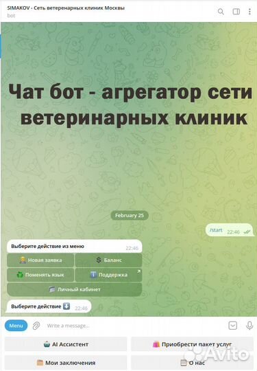 Создание чат бота